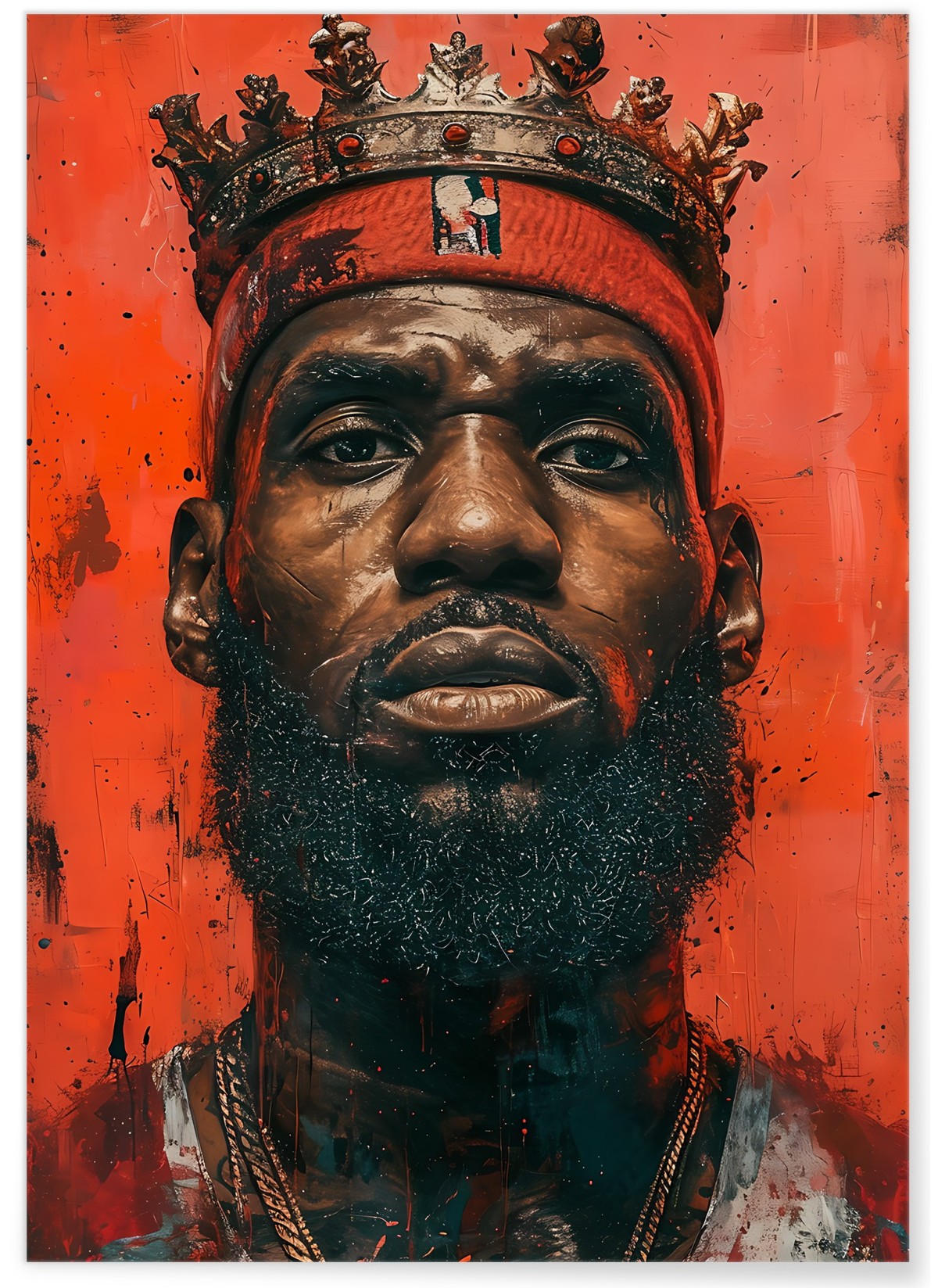 Affiche LeBron James - Art iconique, L'AFFICHERIE