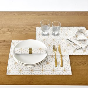 Set of 2 Nordic Star Patterned Placemats SO'HOME image