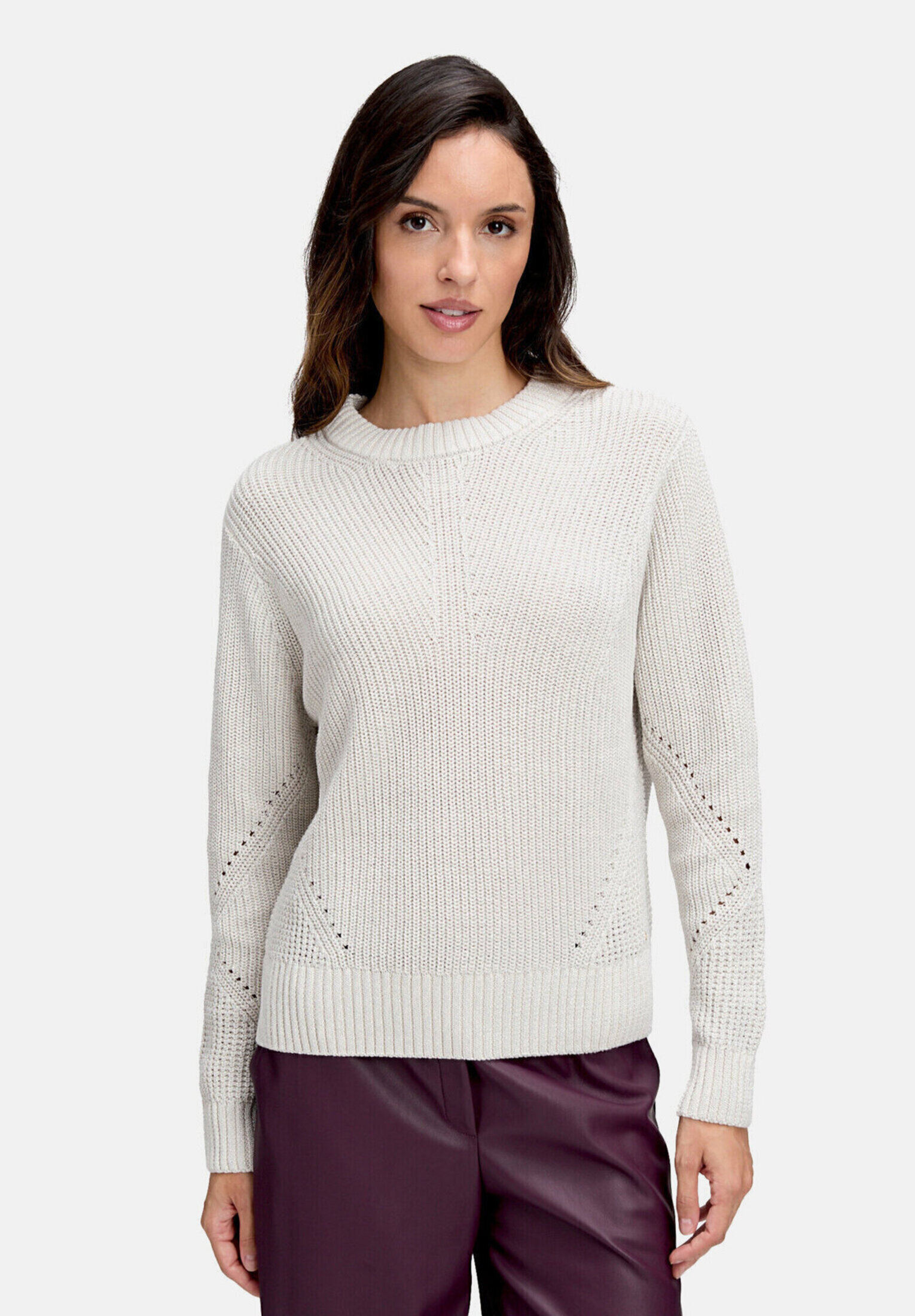 Pull-over en maille à fils de fil textile, BETTY & CO