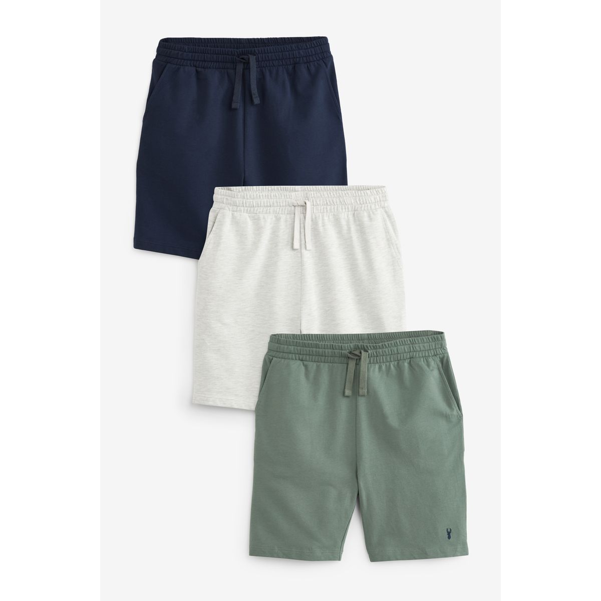 Shorts légers coupe classique, lot de 3, NEXT