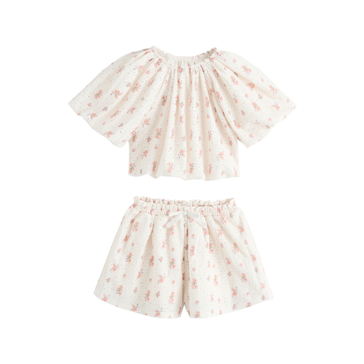 Ensemble avec short brodé à ourlet boule, NEXT