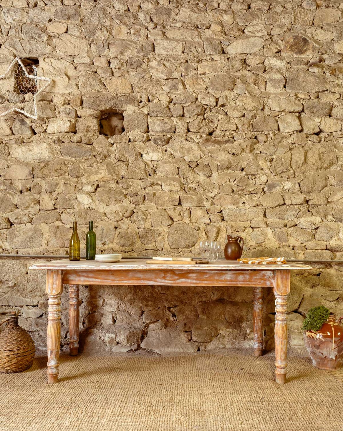 Table à manger en bois Romy N°1540 - Bon état, DEBONGOUT