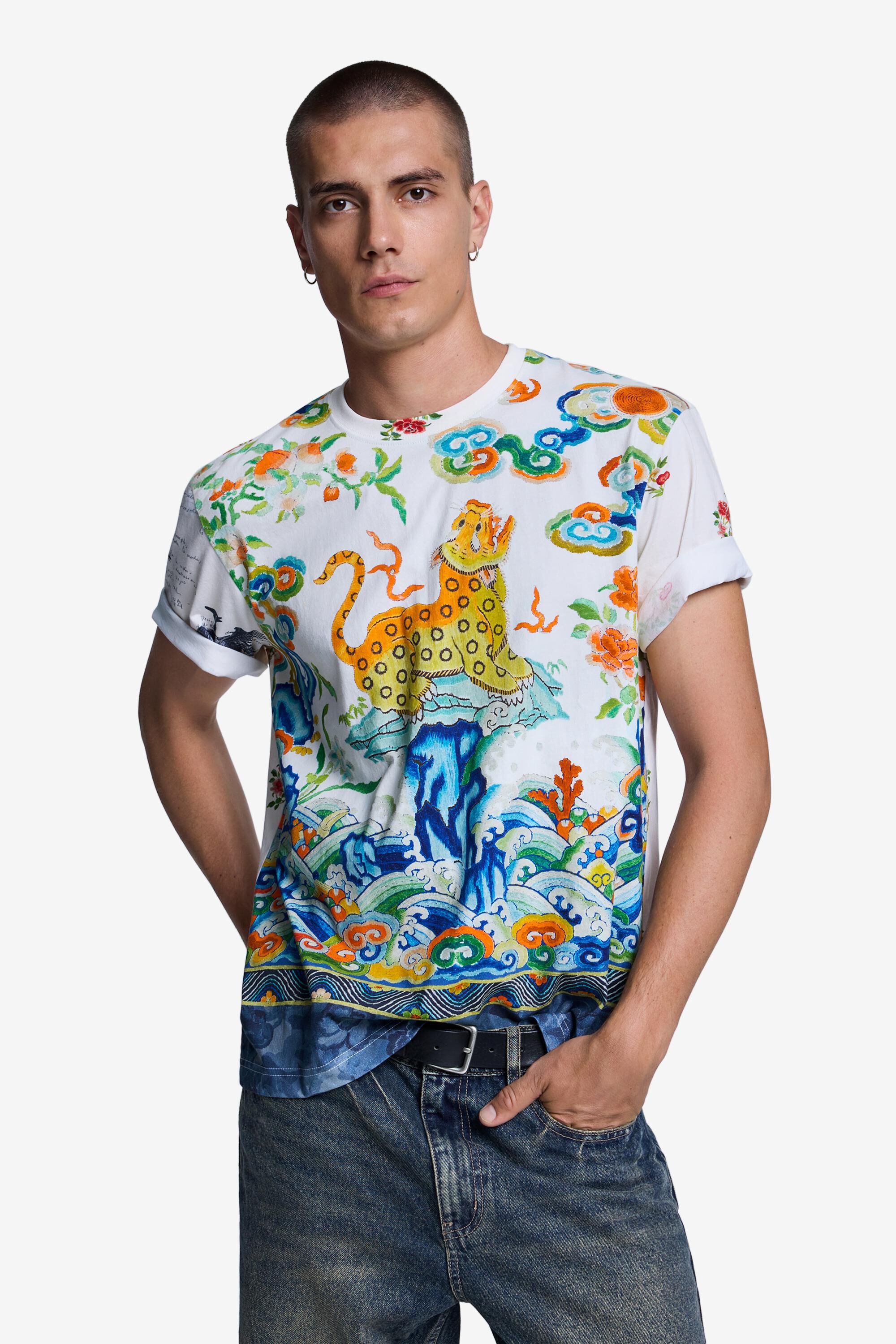 T-shirt imprimé, DESIGUAL