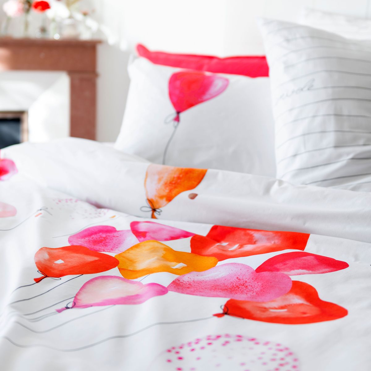 Drap de lit percale de coton Monamour Promotion