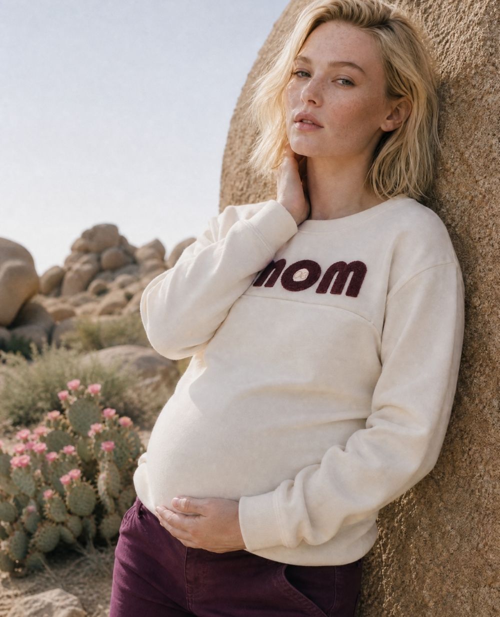 Sweat de grossesse et allaitement Mom, CACHE COEUR