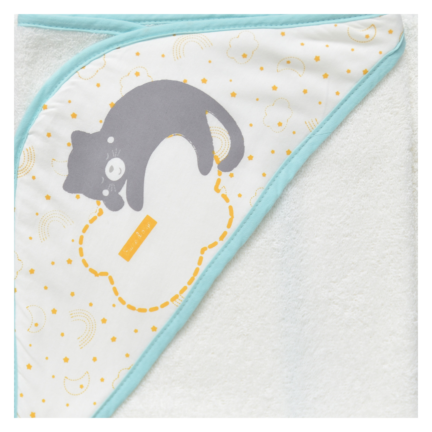 Cape de bain eponge bio eloy, SUCRE D'ORGE