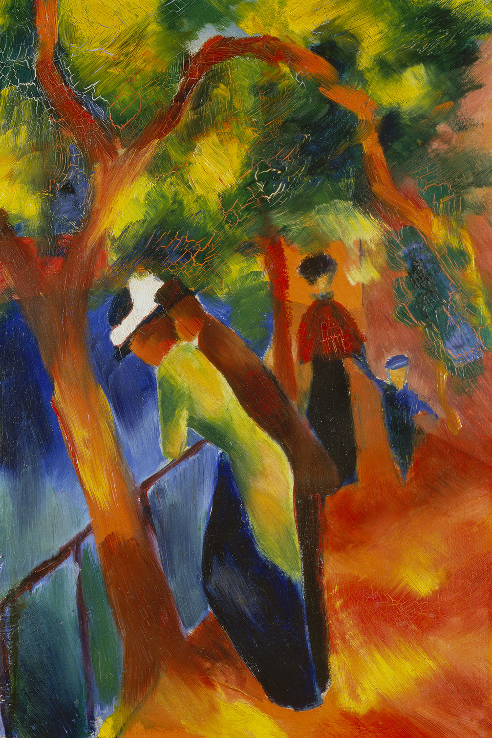 Tableau célèbre August Macke Sunny Path, HEXOA