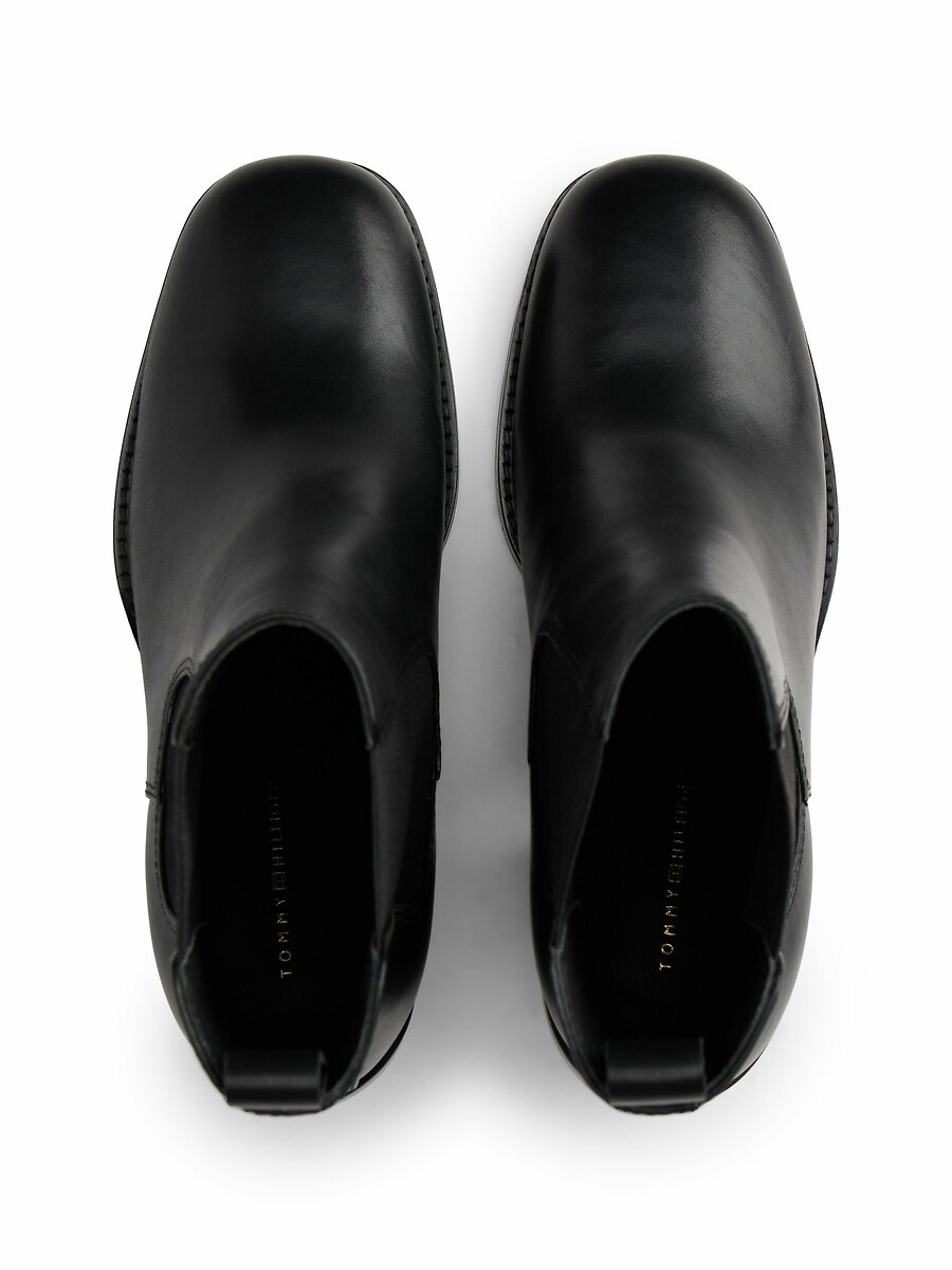 Tommy Hilfiger Botines de piel con puntera cuadrada — foto 7