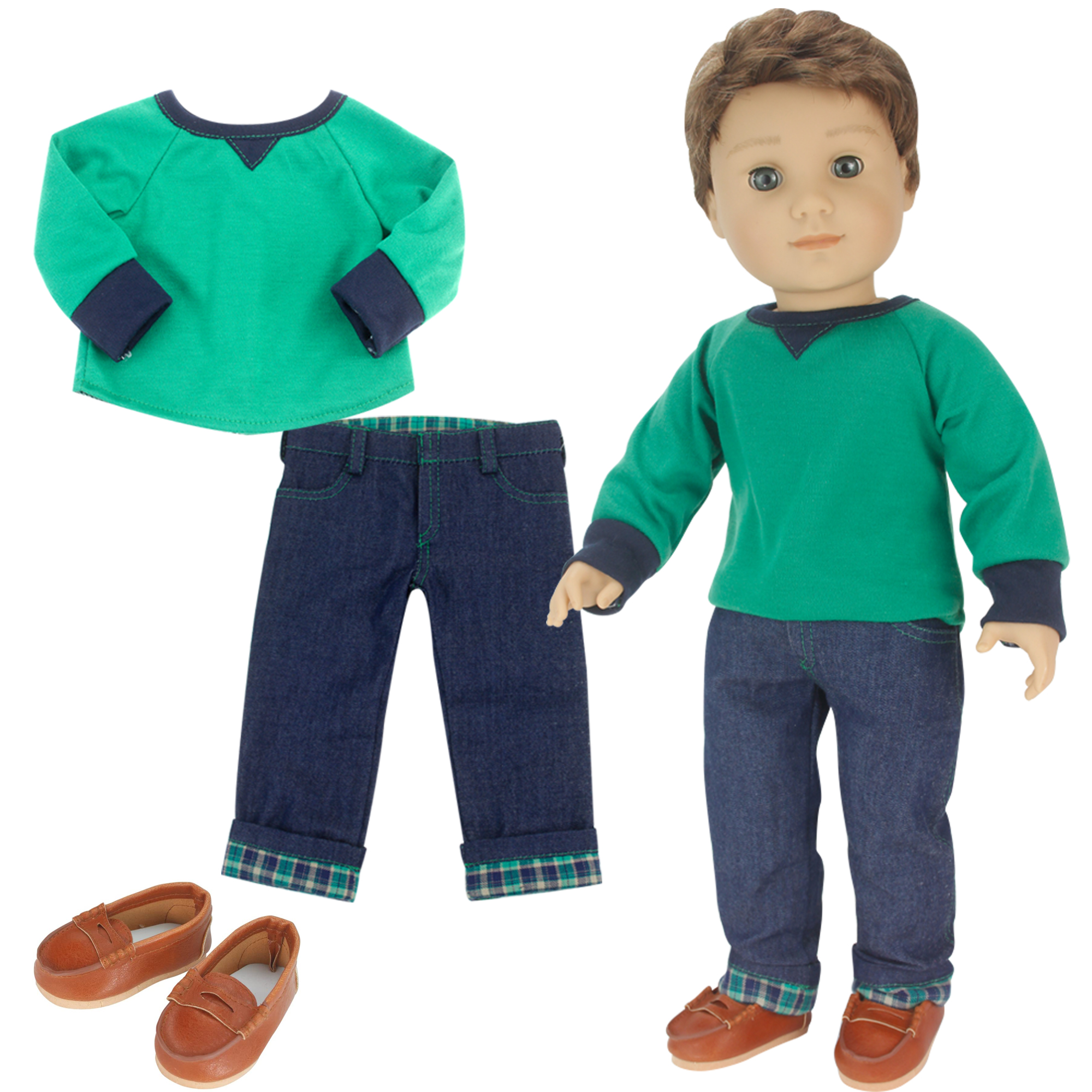 3Pcs Vêtements Accessoires Poupée, TEAMSON KIDS