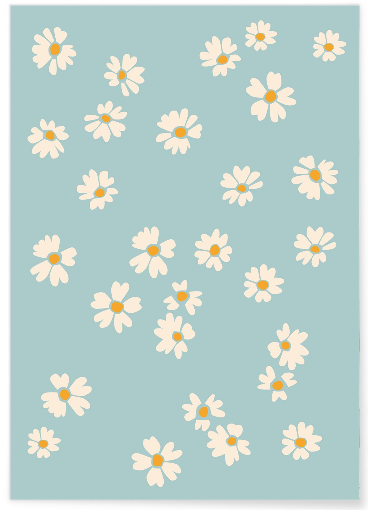 Affiche Abstract Flower 3, L'AFFICHERIE