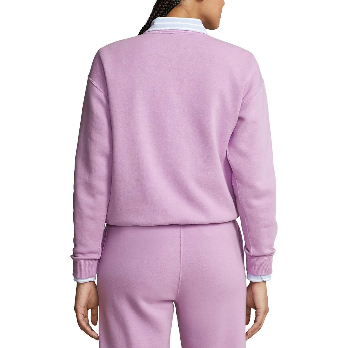 Panda Baars Gooey Sweater met ronde hals lila Polo Ralph Lauren | La Redoute