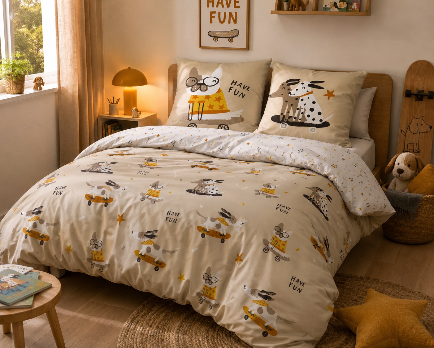 Parure de lit en coton Isidore, EDEN