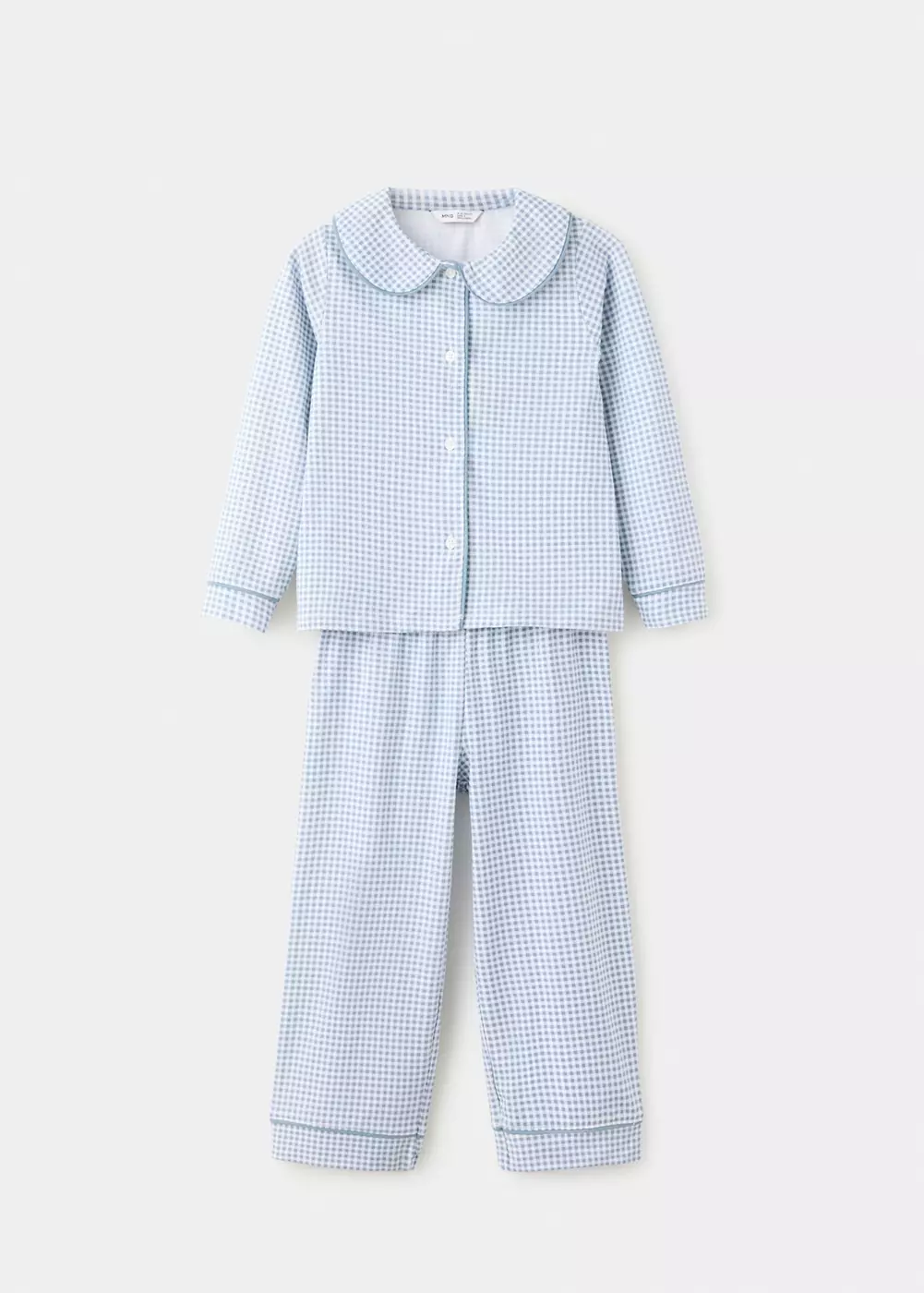 Pyjama complet à imprimé vichy, MANGO BABY