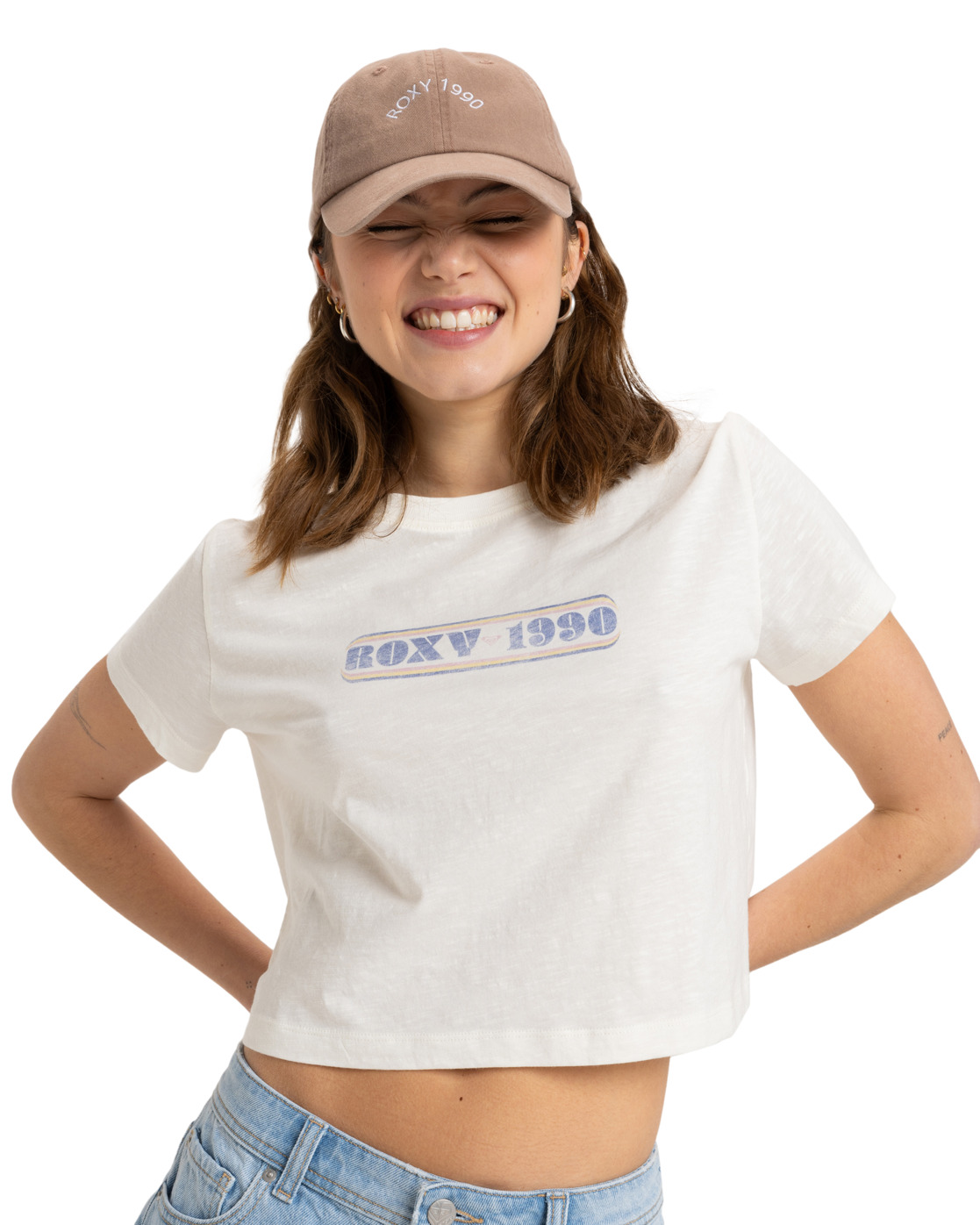 T-Shirt, manches courtes, col rond, ., ROXY