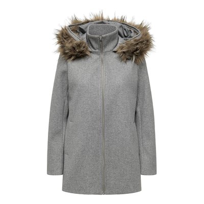 Hooded High Neck Coat ONLY PETITE