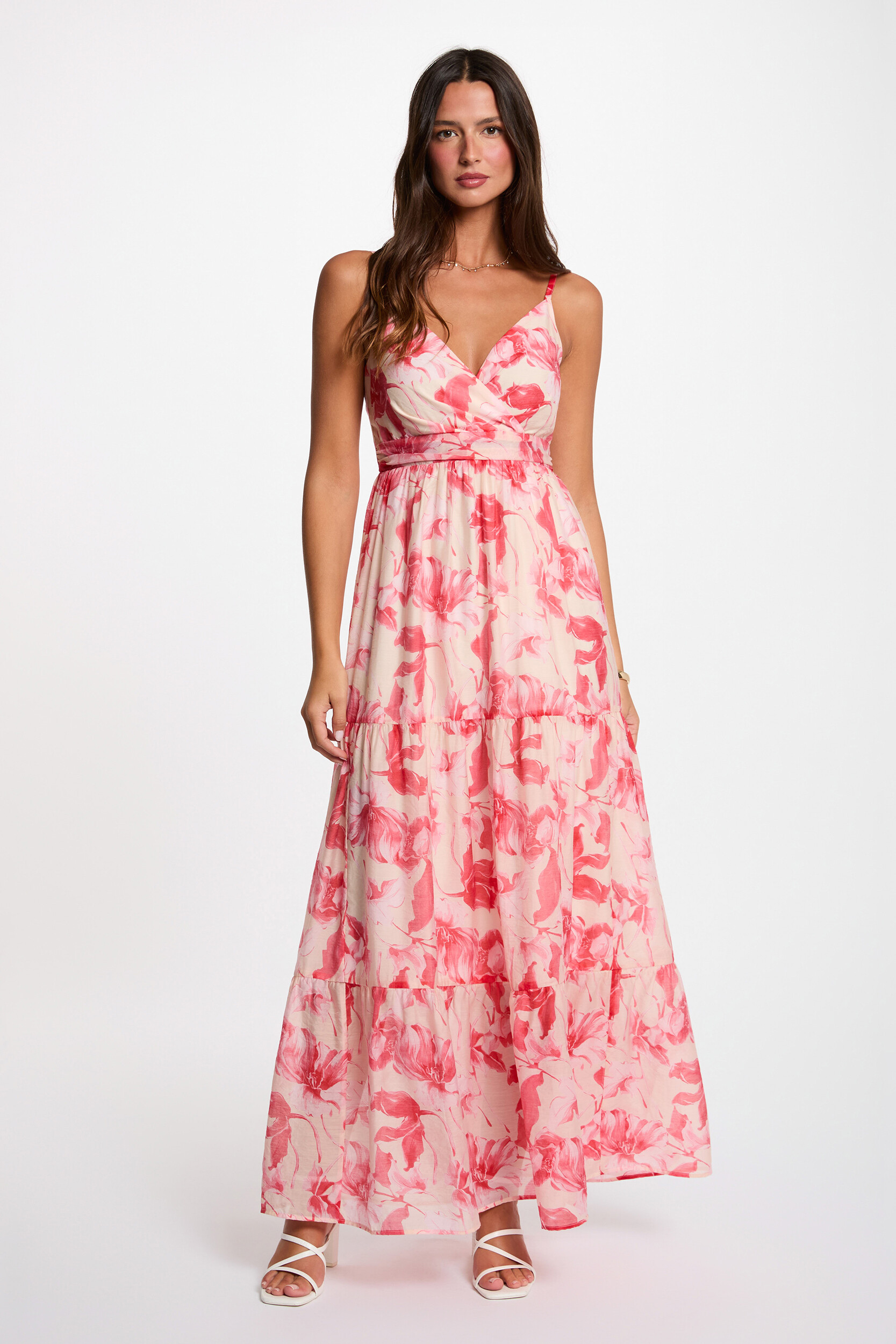 Robe longue cache coeur, MORGAN