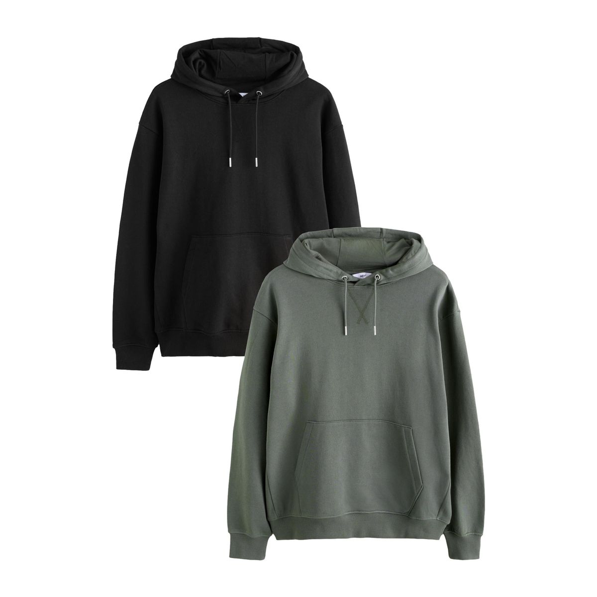 Sweat à capuche en jersey de coton, lot 2, NEXT