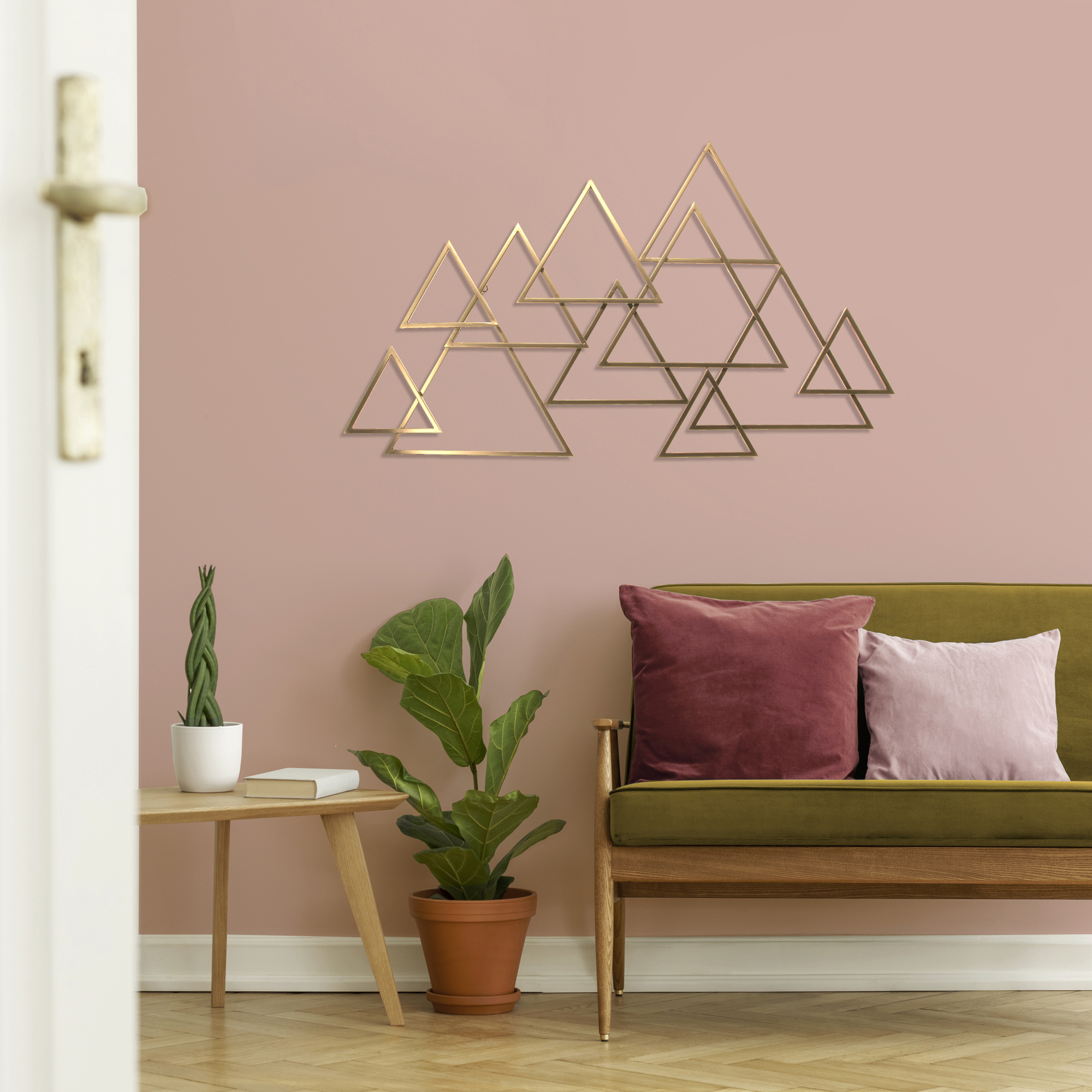 Triangles modernes Métal, ART FOR THE HOME