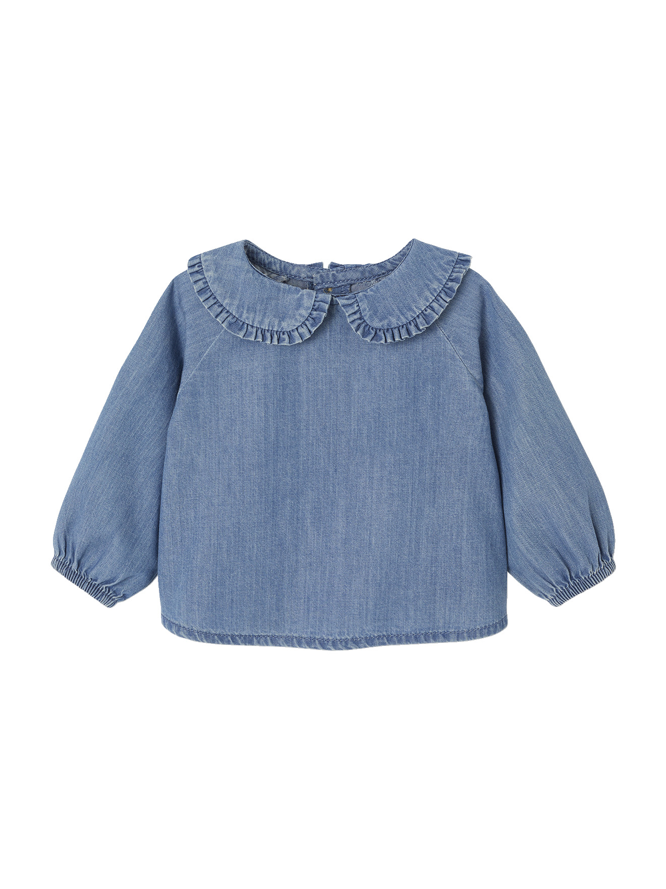 Blouse naissance en denim, VERTBAUDET