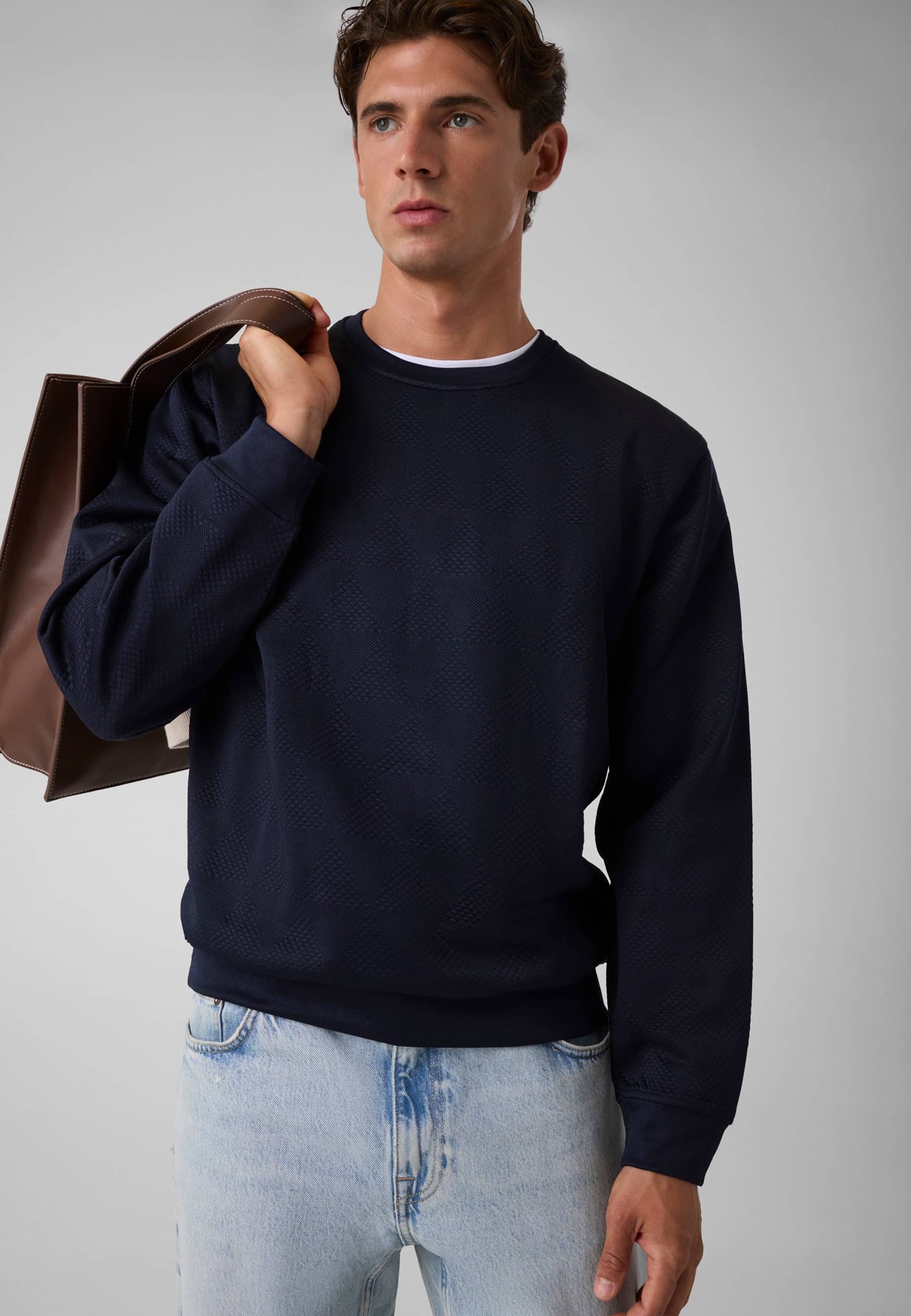 Sweat-Shirt En Mélange De Coton, GUESS