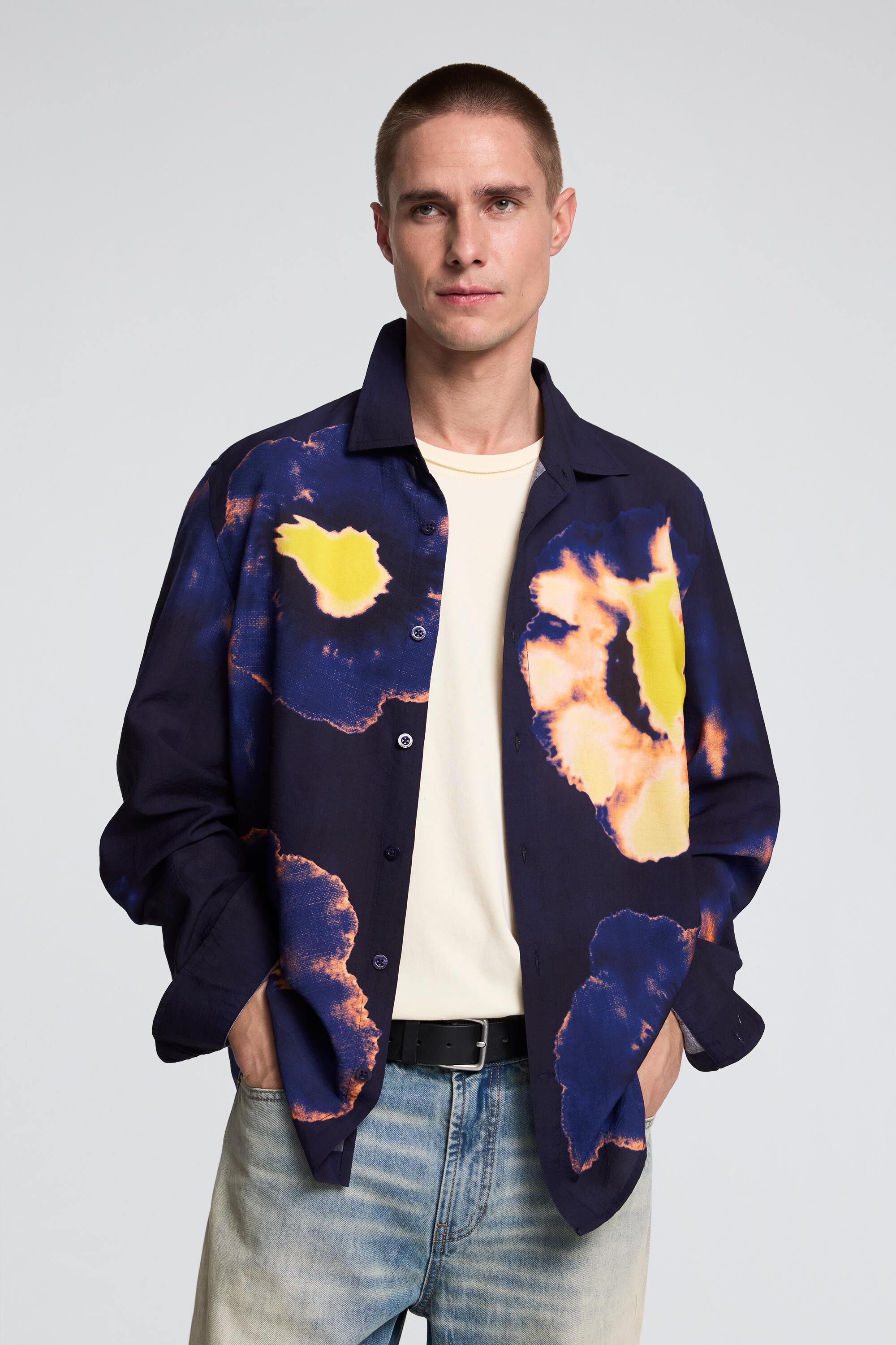 Chemise à manches longues à fleurs, DESIGUAL