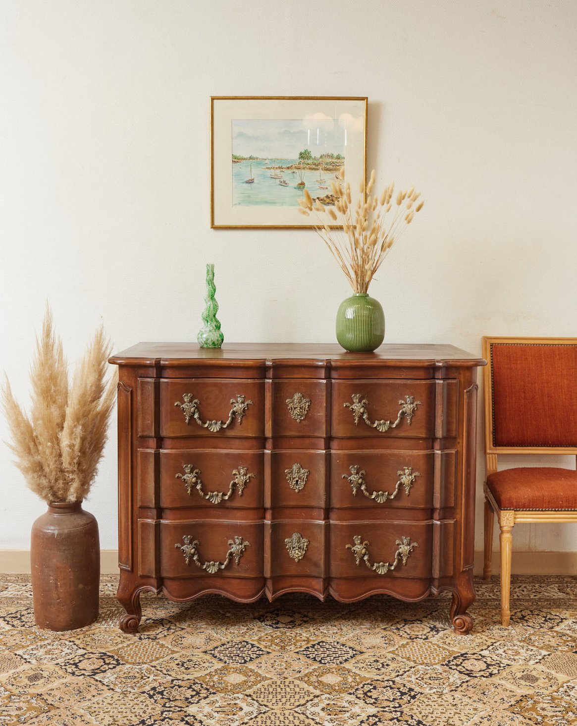 Commode arbalète en bois Garance N°613 - Bon état, DEBONGOUT