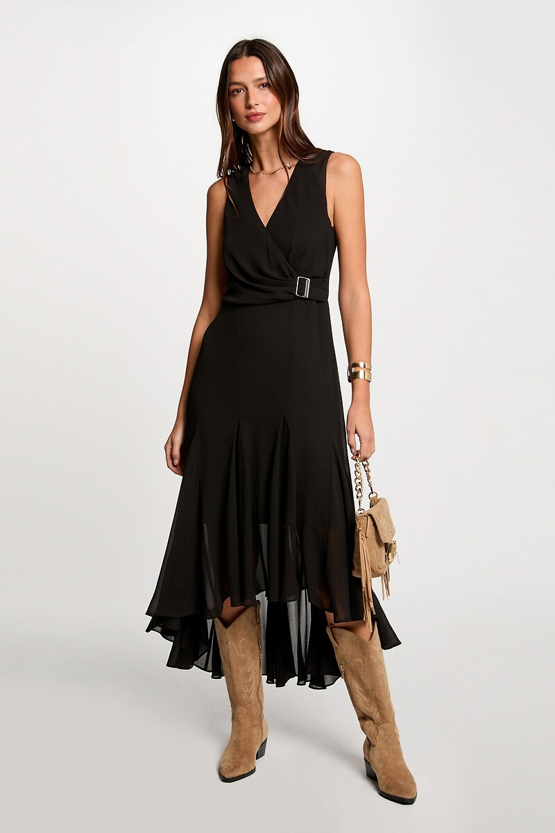 Robe midi fluide