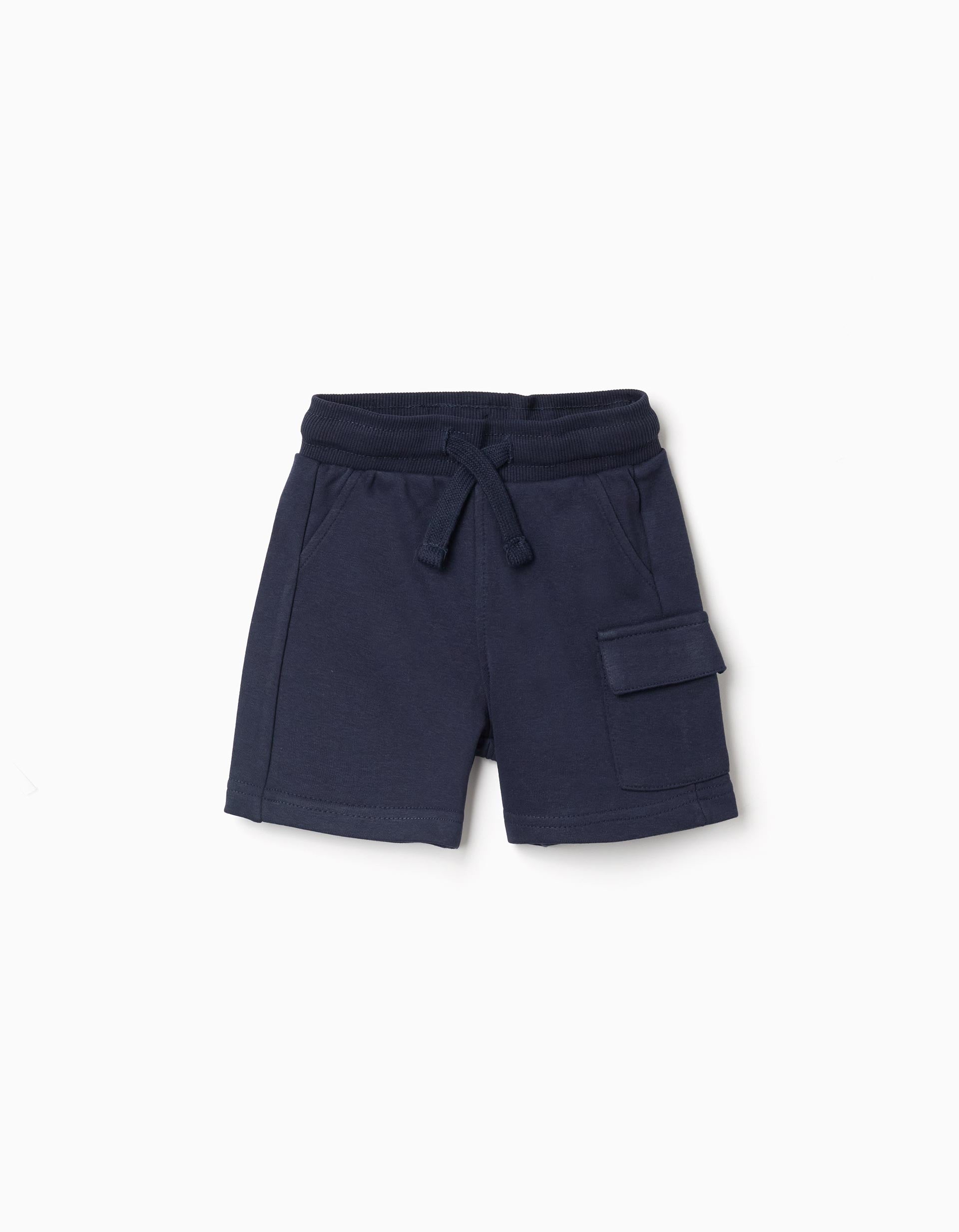 Short cargo en molleton avec cordon de serrage, ZIPPY
