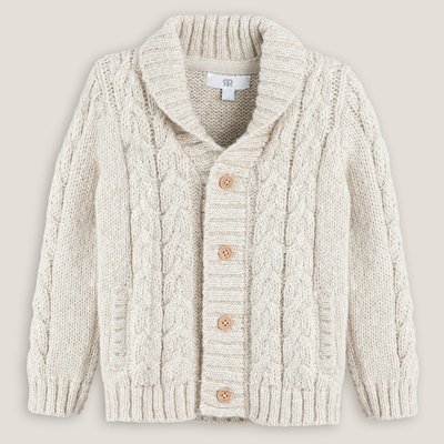 Buttoned Shawl Collar Cardigan LA REDOUTE COLLECTIONS