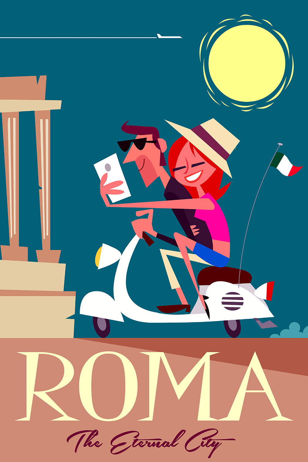 Tableau voyage en amoureux, HEXOA