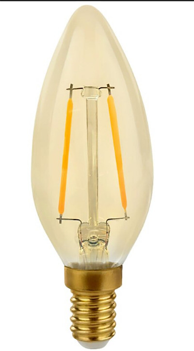 Ampoule LED bougie ambiance LUX or ultra chaud 2,5 W, KARE DESIGN
