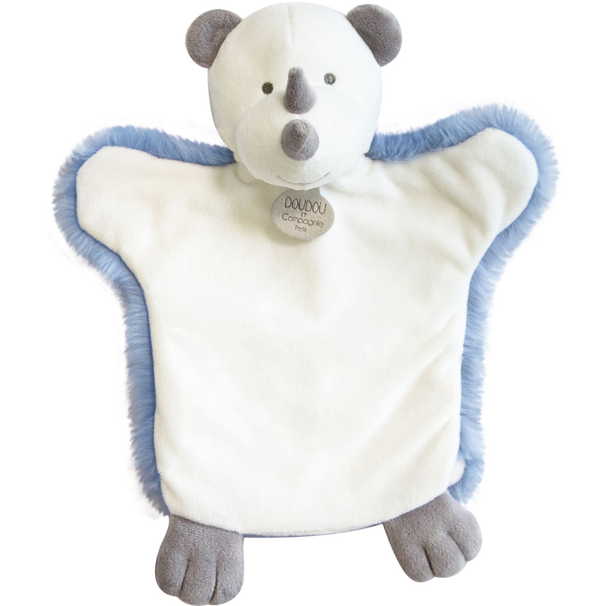 Doudou marionnette Rhino, DOUDOU ET COMPAGNIE