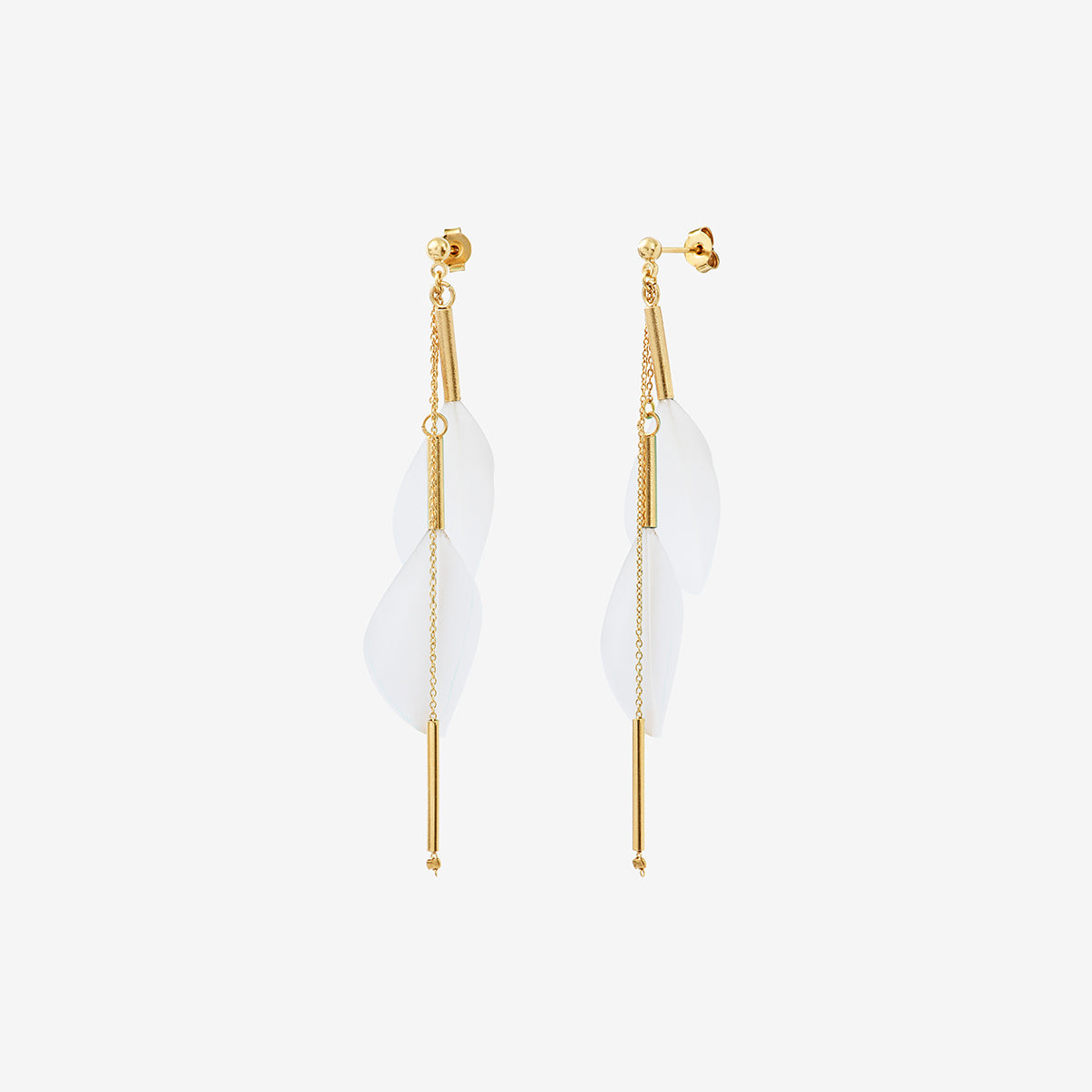 Boucles d'oreilles dorées multi - rio, CAROLINE NAJMAN