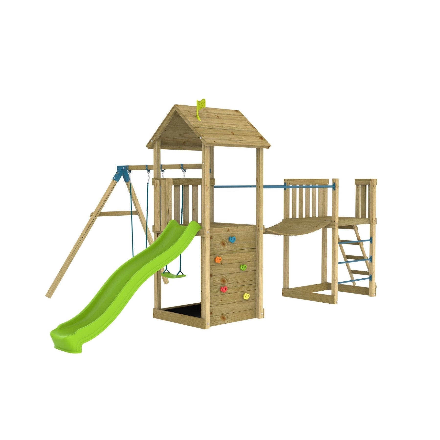 Aire de jeux double plateforme BRUYÈRE, TP TOYS