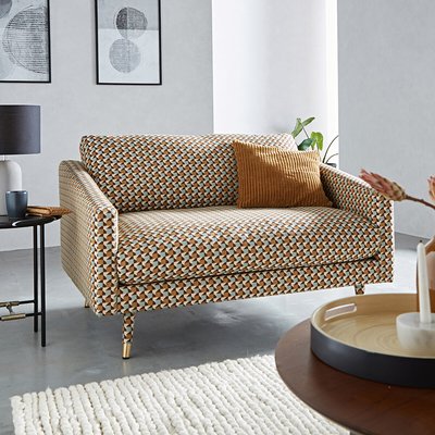 2-Sitzer-Sofa, Bezug Origami SUNBRELLA X LA REDOUTE INTERIEURS