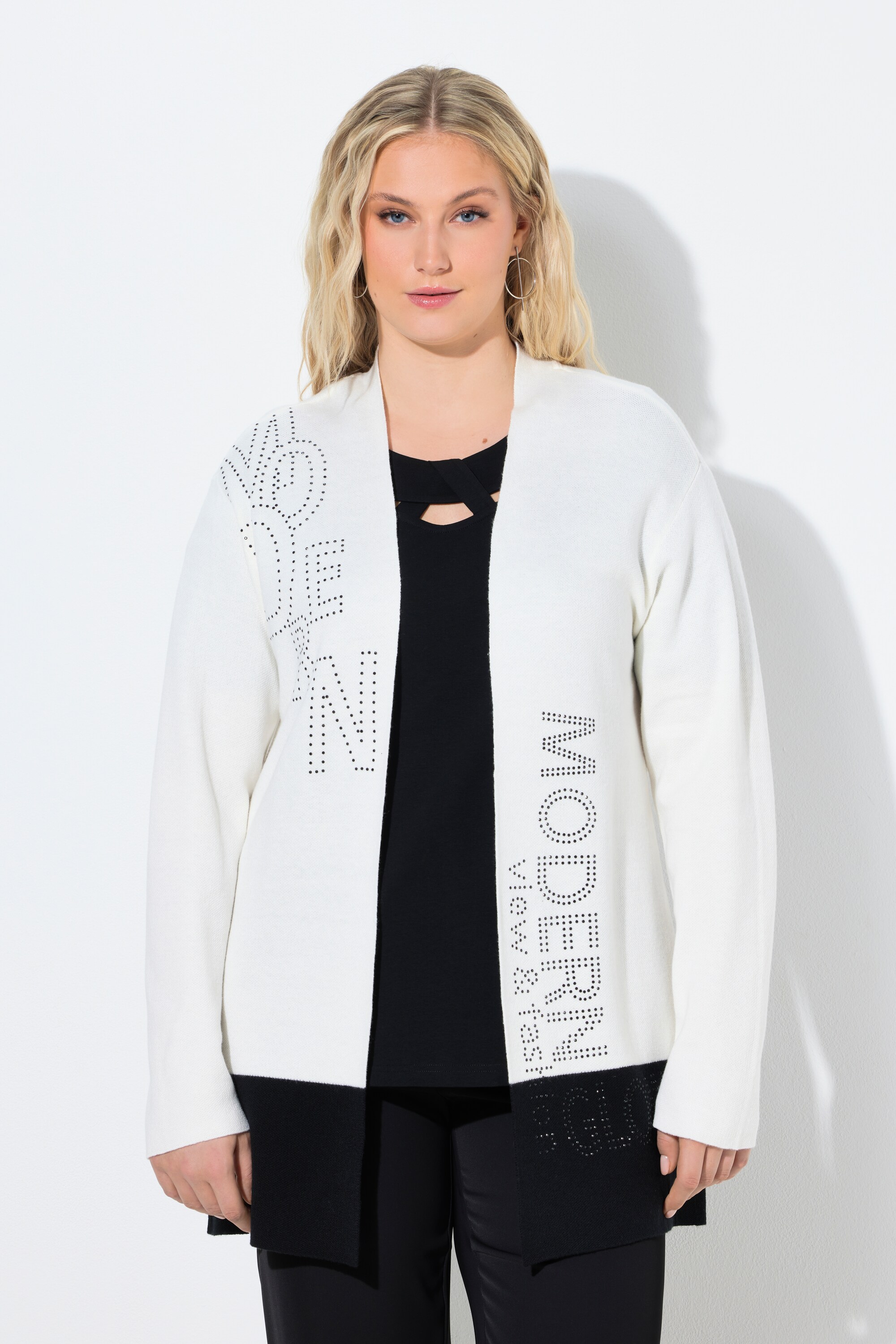 Cardigan avec message, ULLA POPKEN