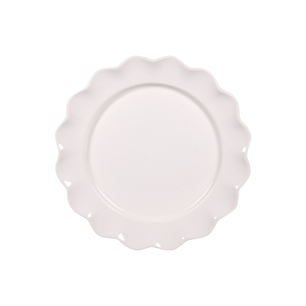Assiette à dessert beige Agra 21 cm (lot de 6), TABLE PASSION