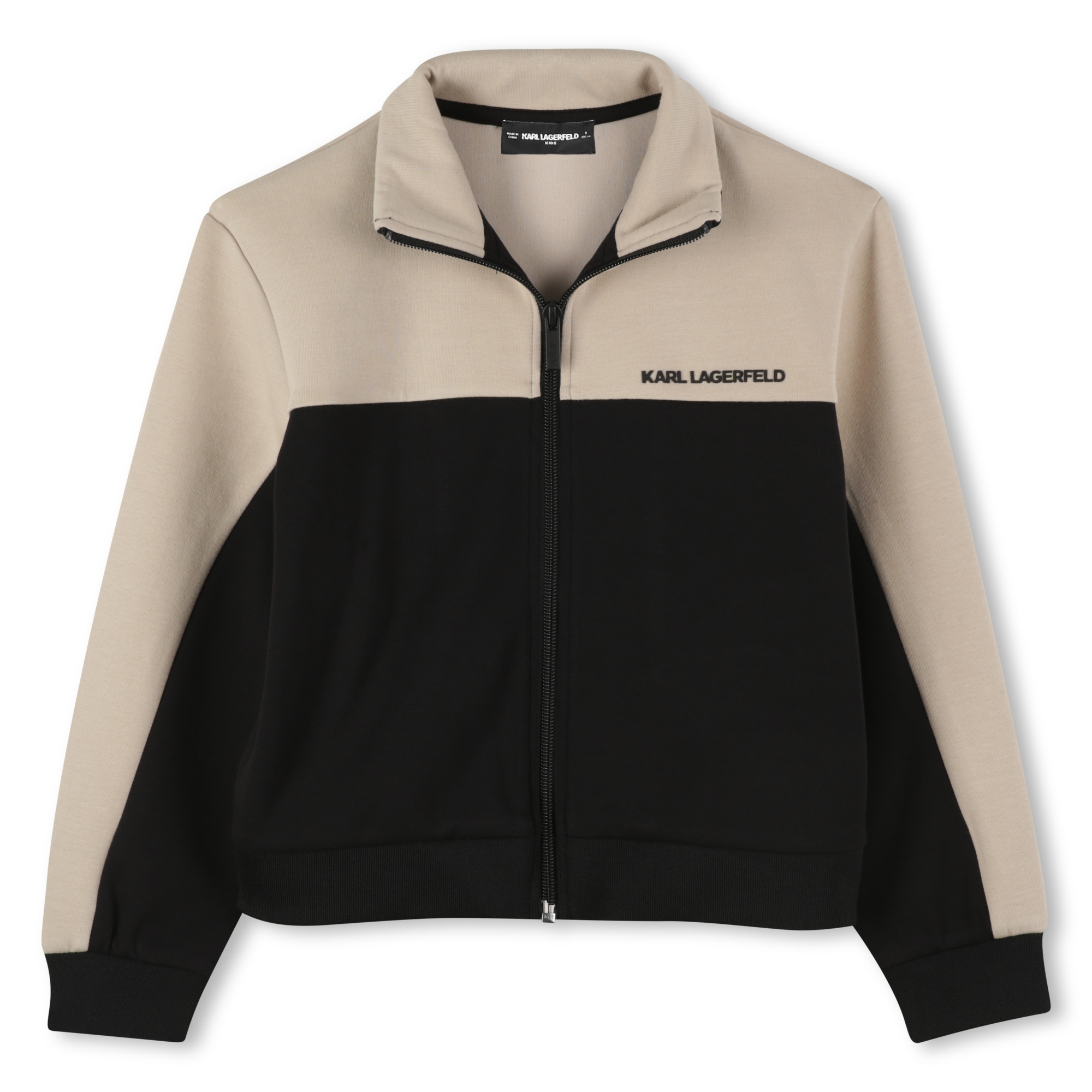 Cardigan bicolore, KARL LAGERFELD KIDS