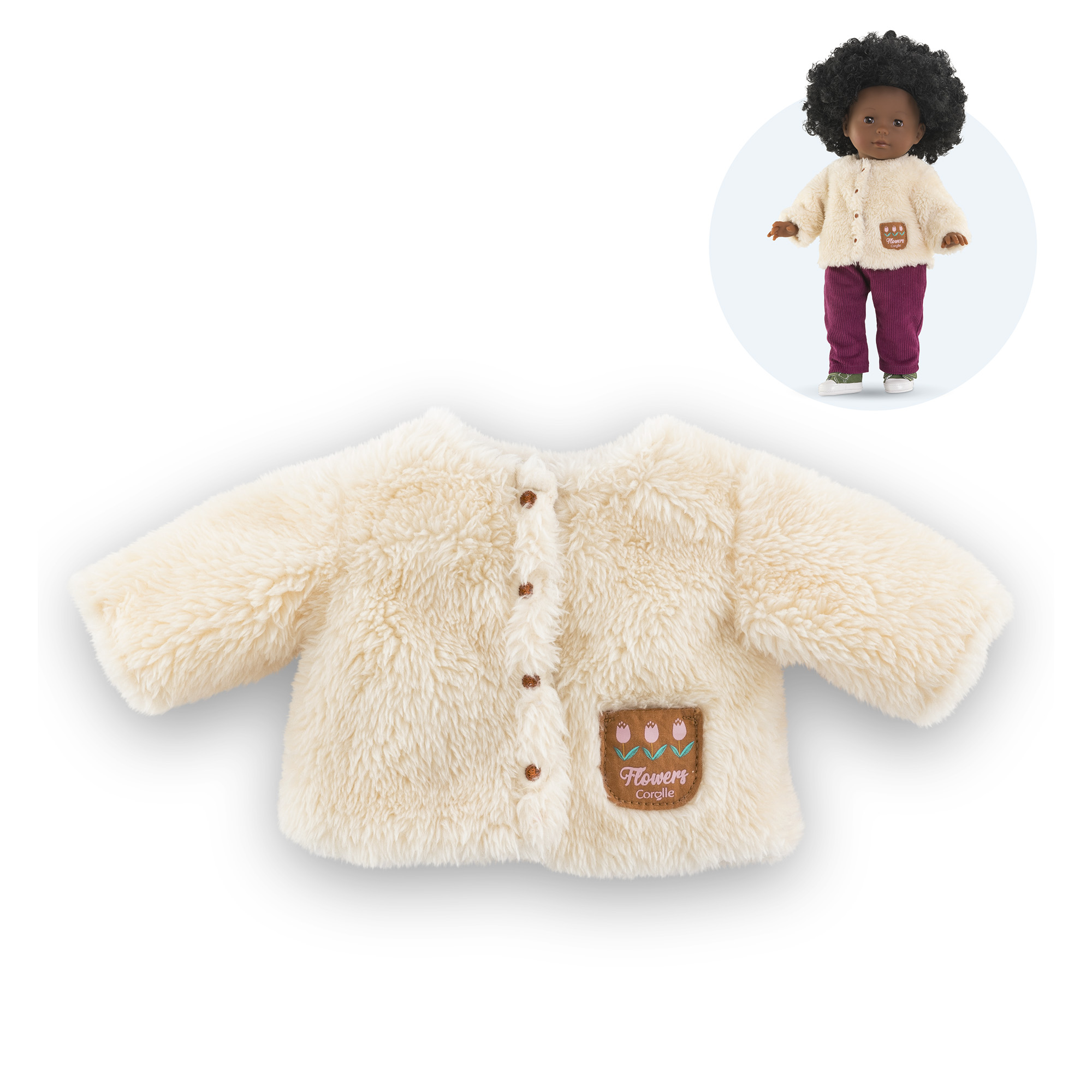 Veste Moumoute Petit Explorateur pour poupée ma Corolle, COROLLE
