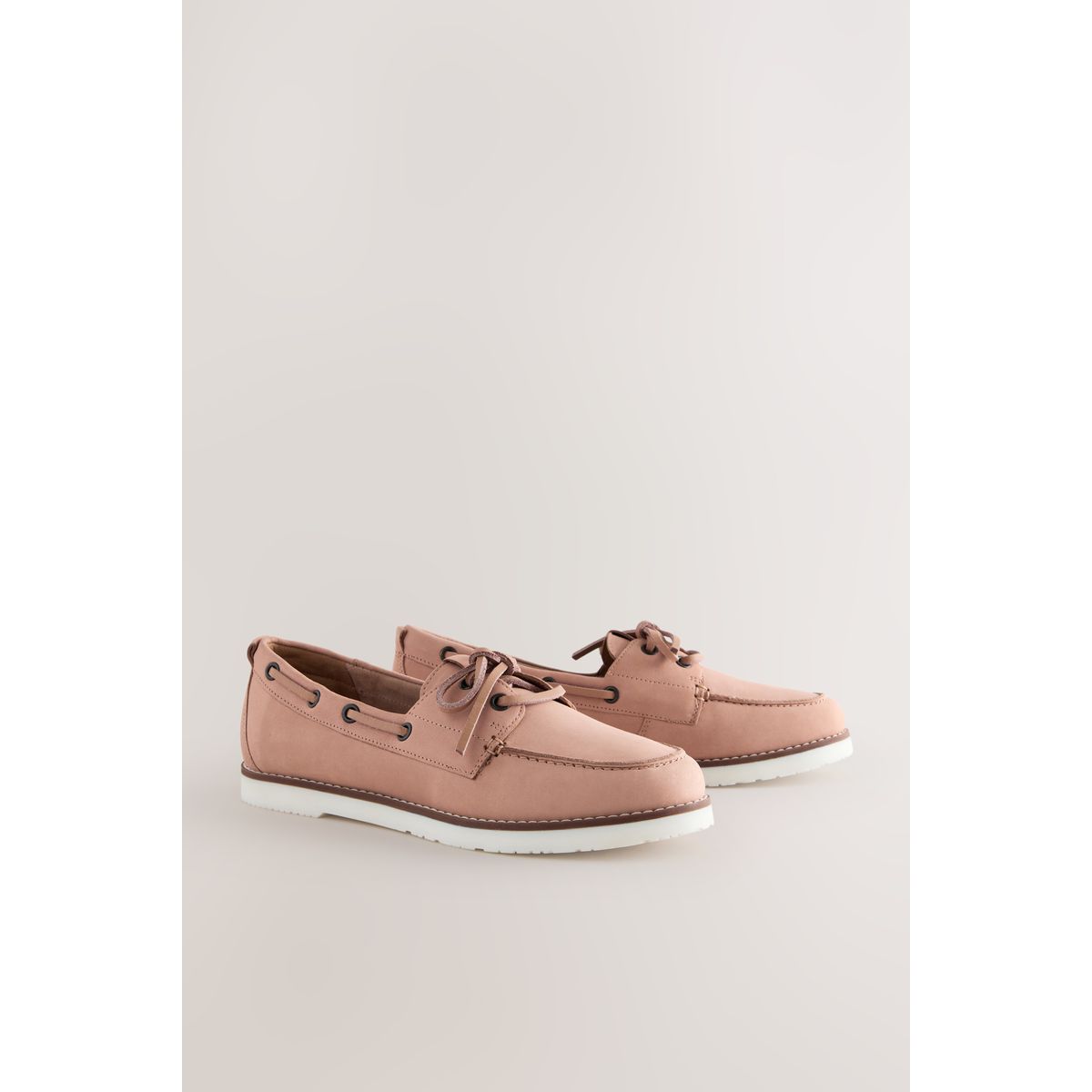 Chaussures bateau à lacets et bout rond, NEXT