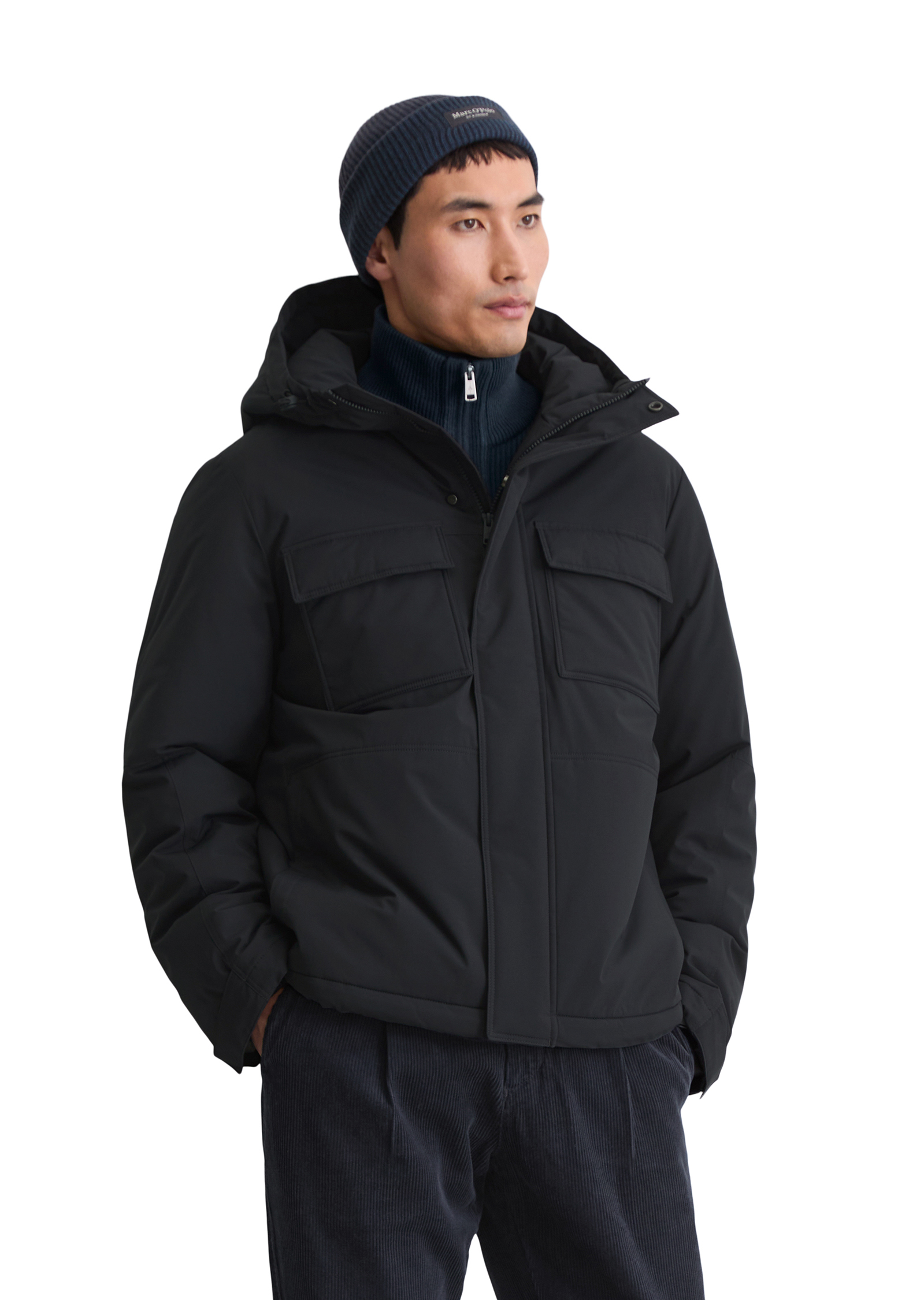 Veste à capuche regular avec rembourrage doux d'Unifi REPREVE®., MARC O'POLO