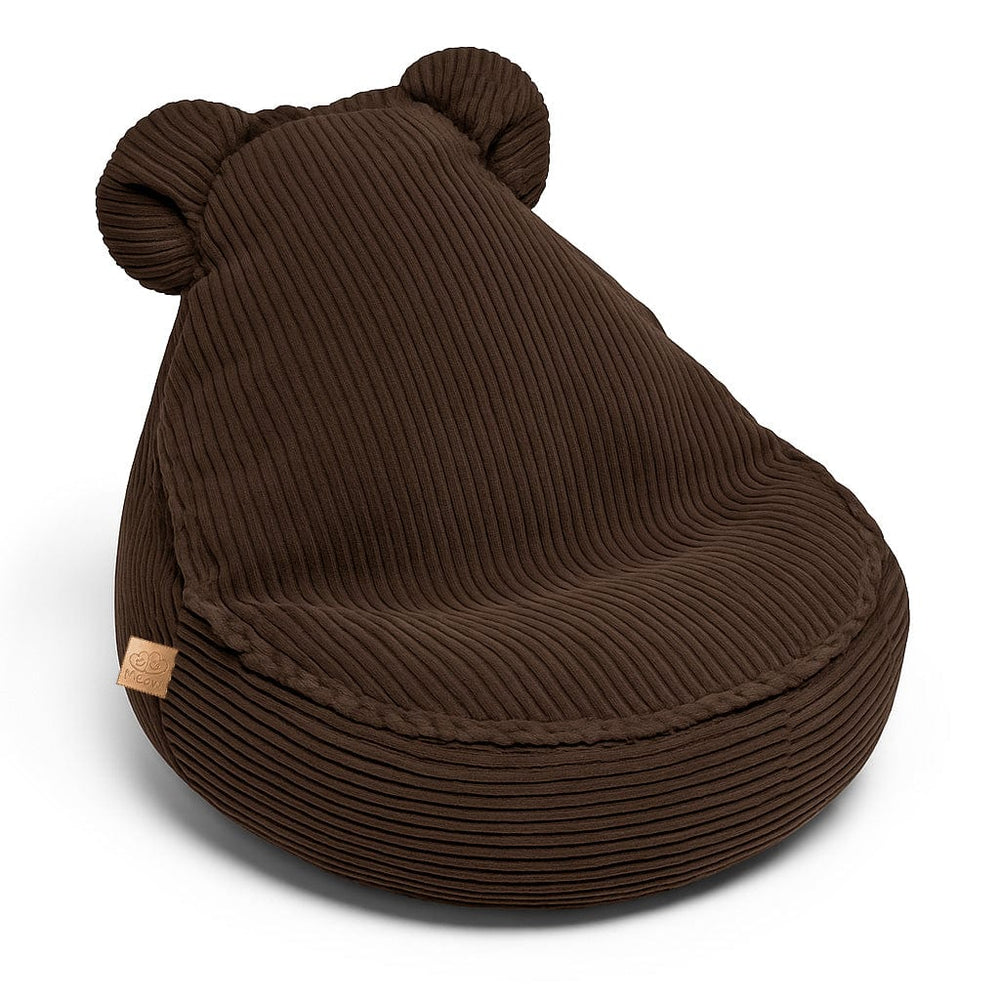 Pouf Ours en velours Corduroy à larges côtes AESTHETIC, MEOW BABY