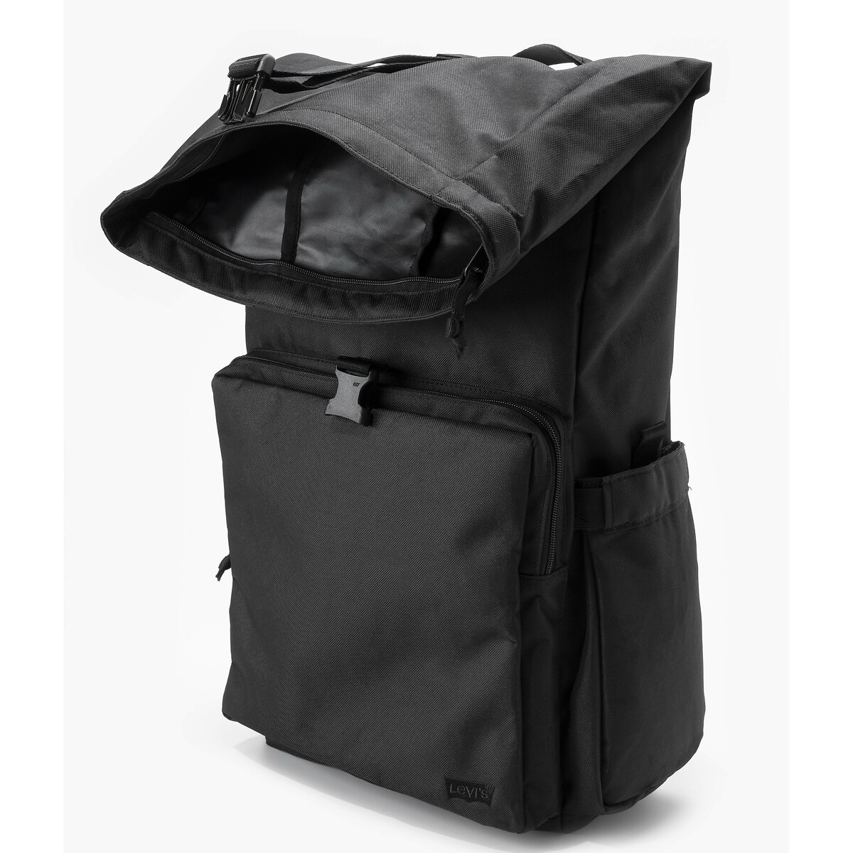 L pack roll top backpack black Levi s La Redoute