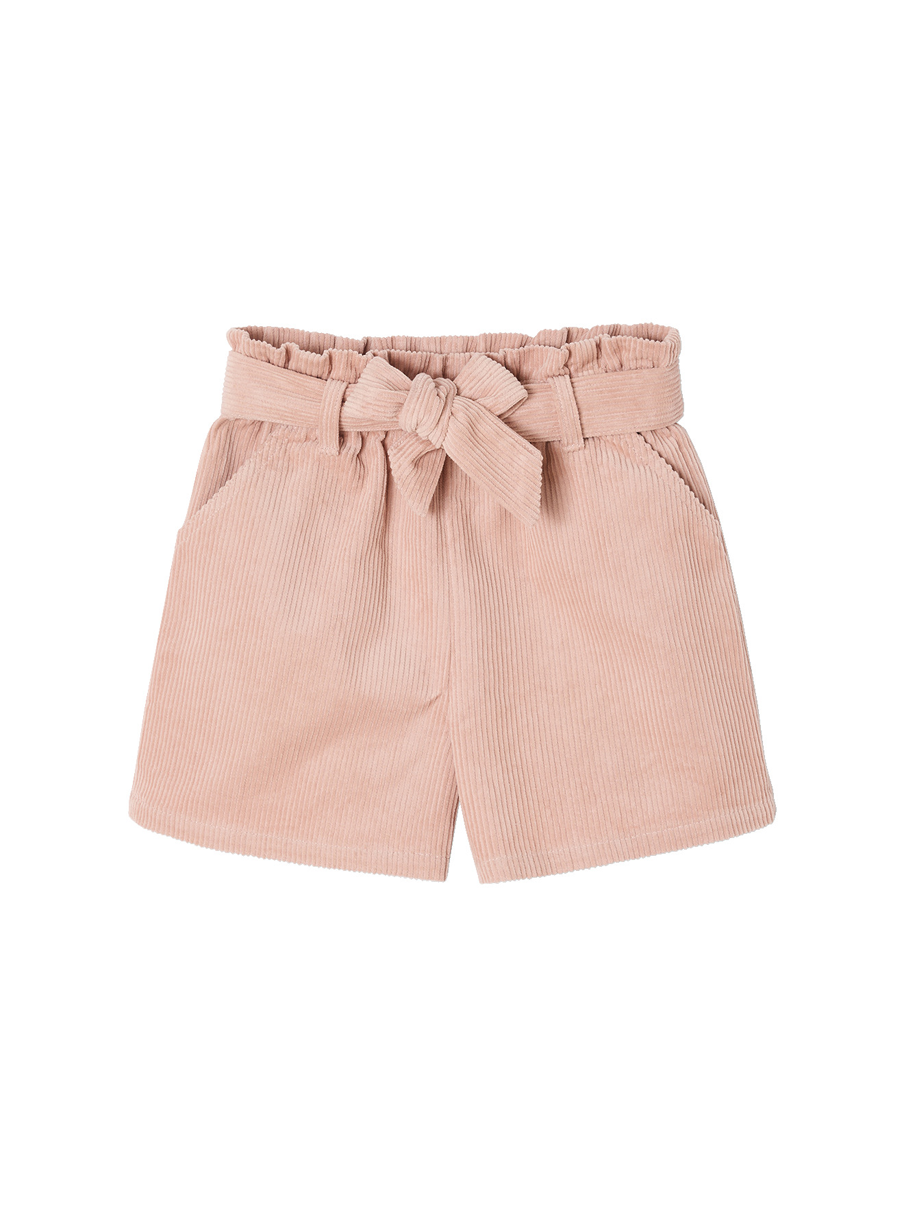 Short en velours style paperbag, VERTBAUDET