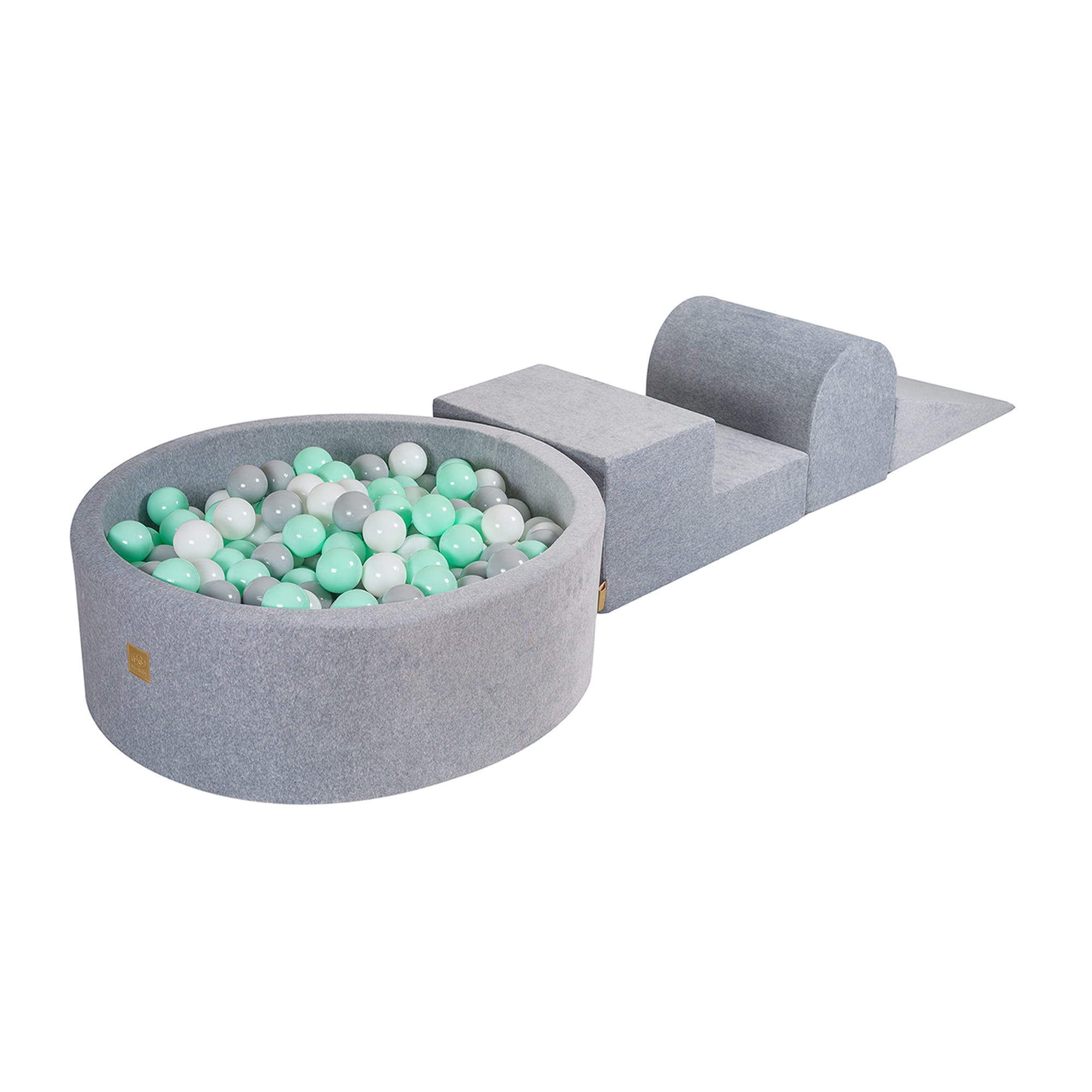 Aire De Jeux en Mousse avec Piscine à Balles, VELOURS, MEOW BABY