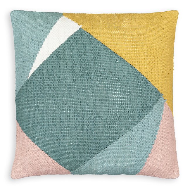 Scanie Graphic Square 40 x 40cm Cotton Cushion Cover, multi-coloured, LA REDOUTE INTERIEURS