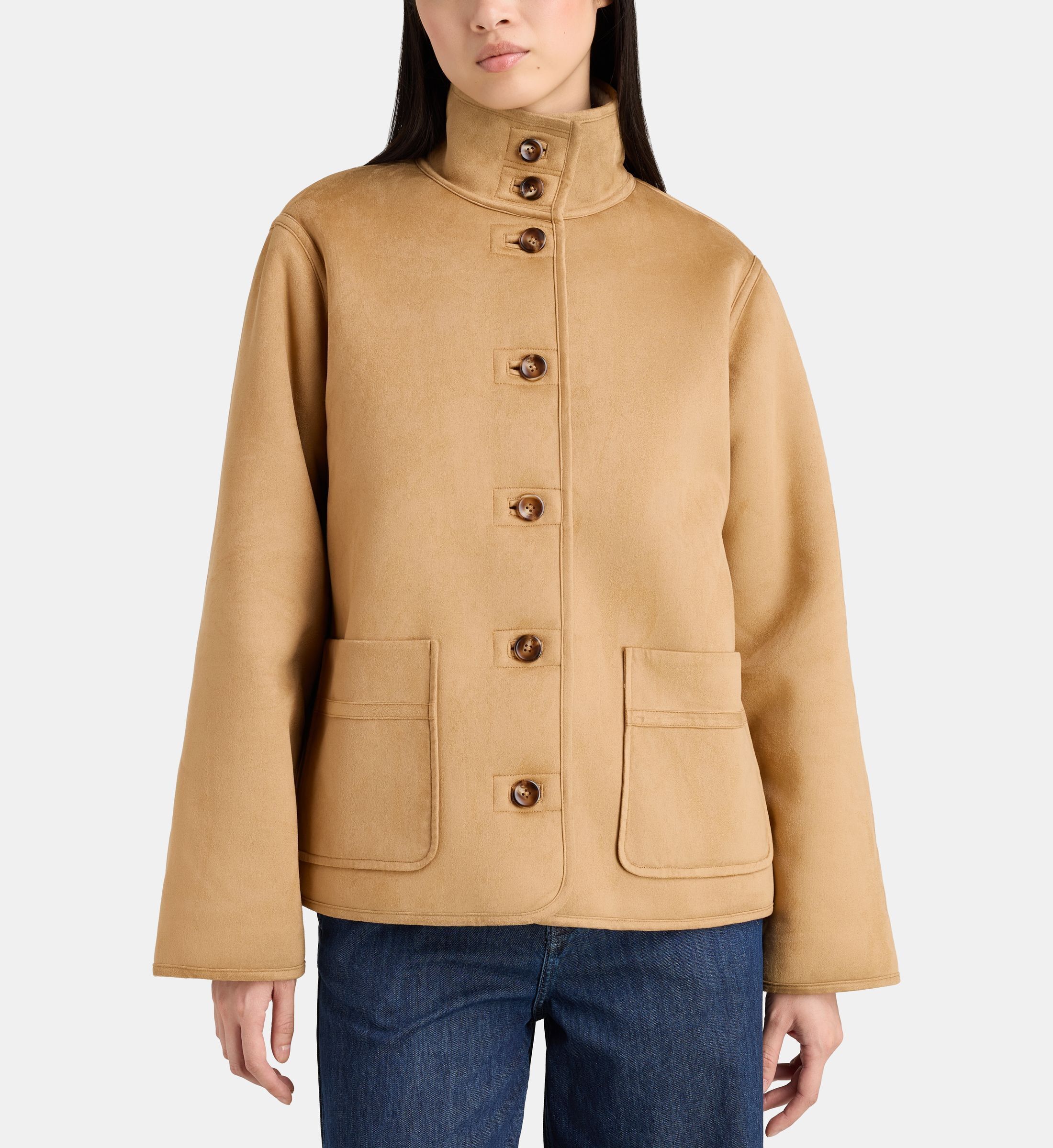 Veste droite oumra effet daim et sherpa, JODHPUR