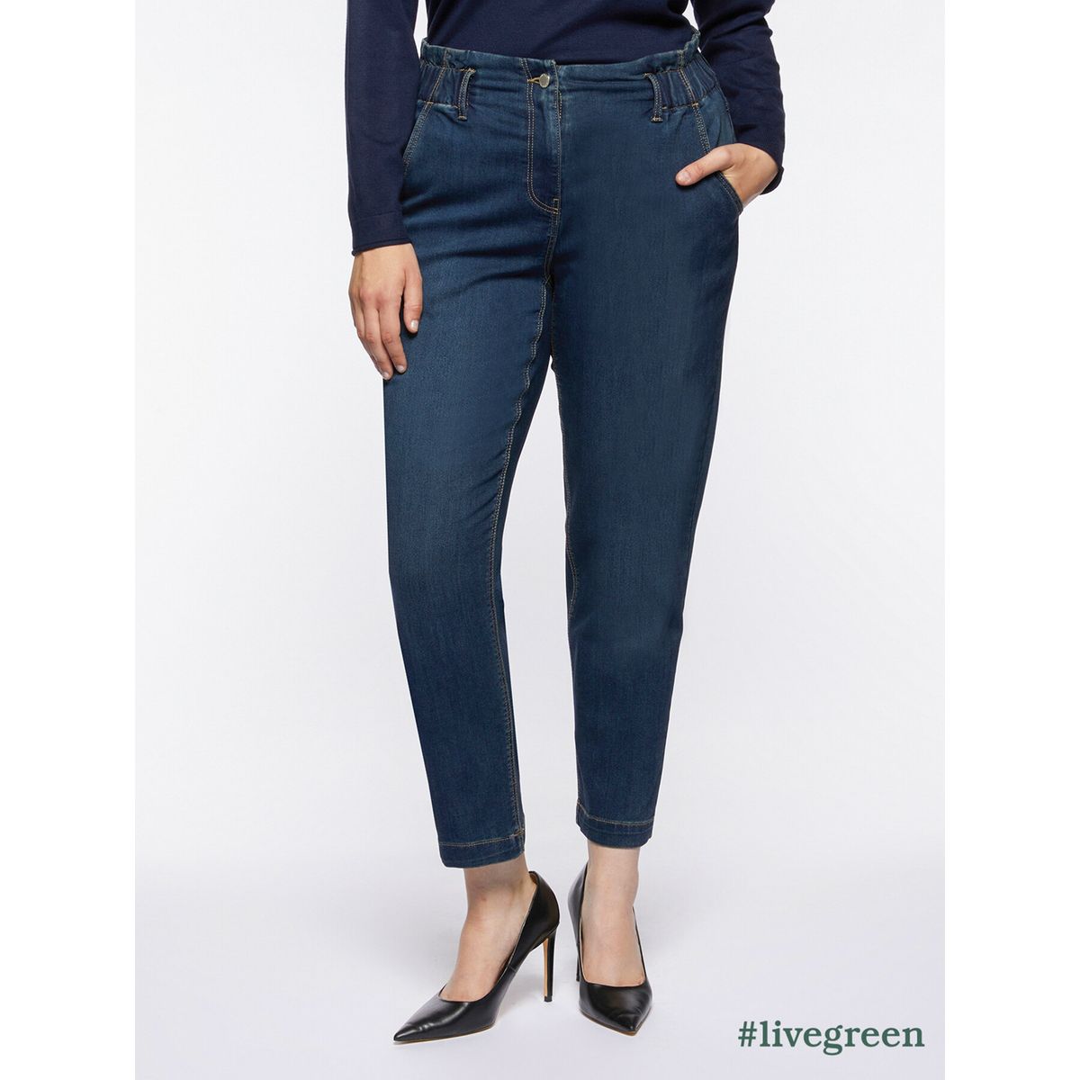 Jeans fiorella rubino top