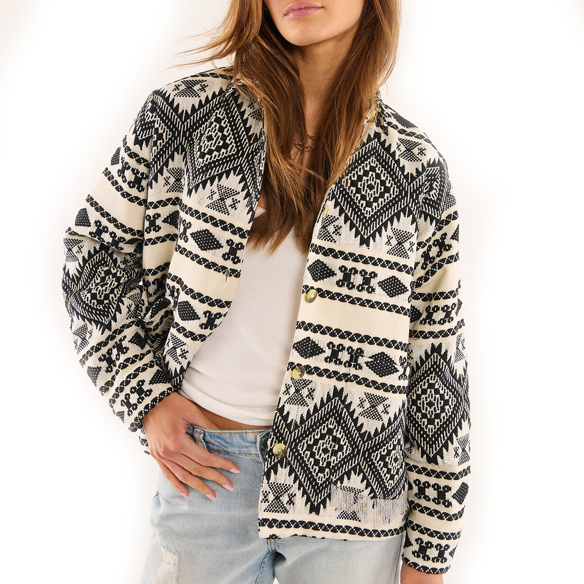 Veste à motifs atzèques ALFONSO, WILD