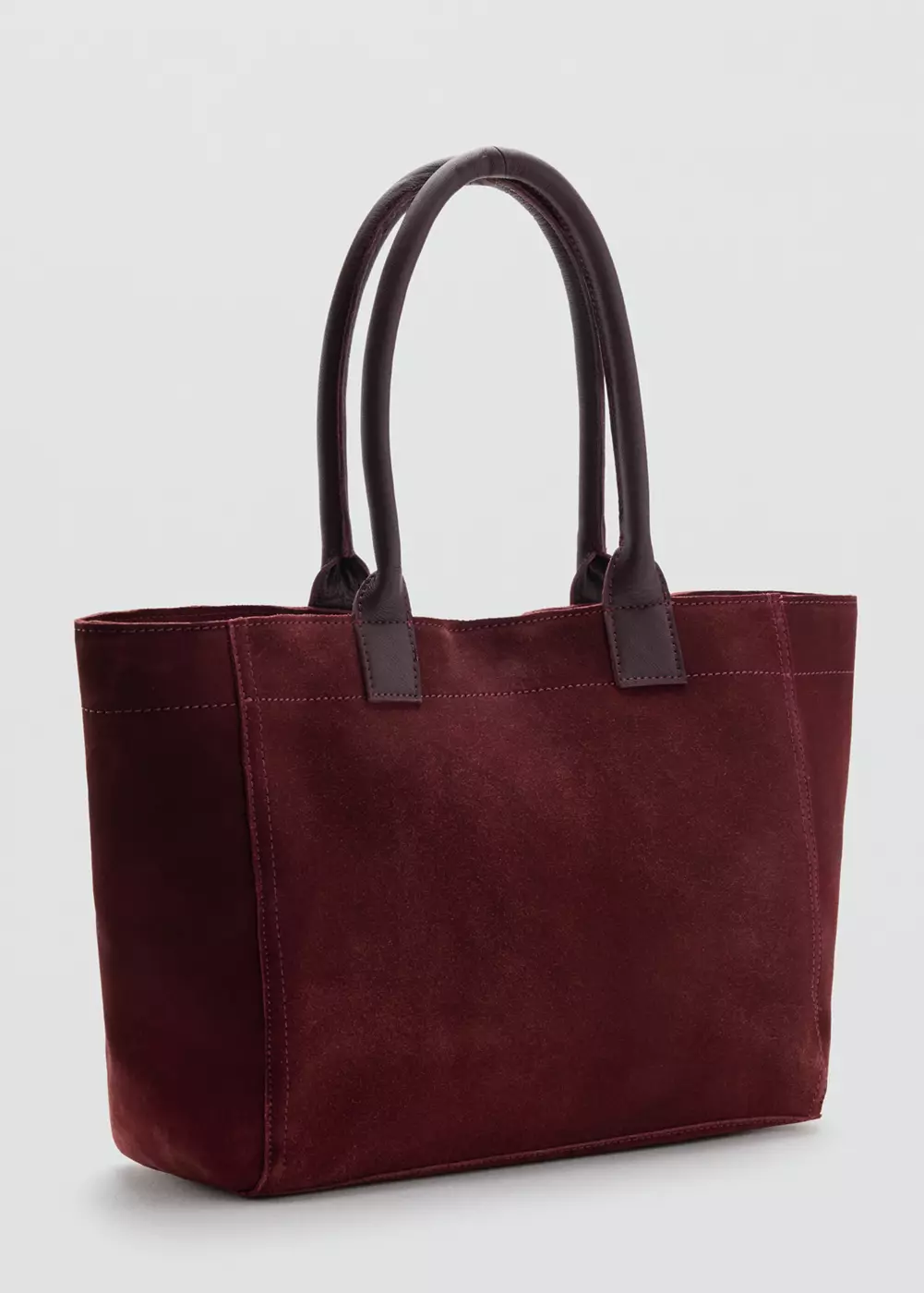 Sac seau en cuir suédé, MANGO TEEN